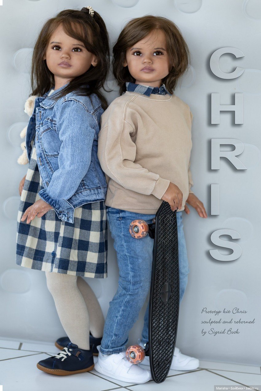 Chris, автор росписи и молда Sigrid Bock