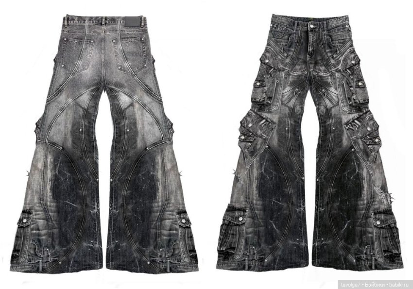 Необычные джинсы-оверсайз 2020х (фото 6)