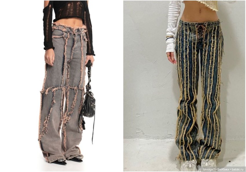 Необычные джинсы-оверсайз 2020х (фото 4)