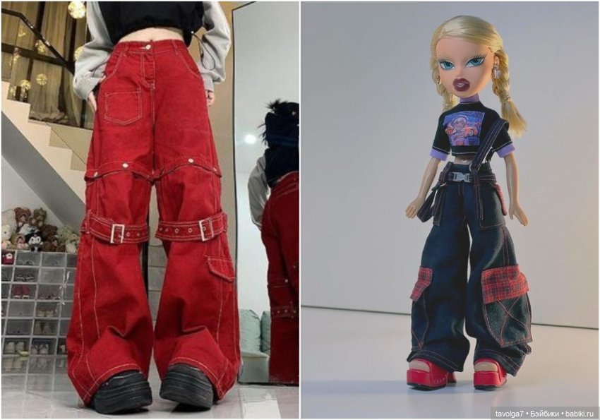 Необычные джинсы-оверсайз 2020х (фото 9)