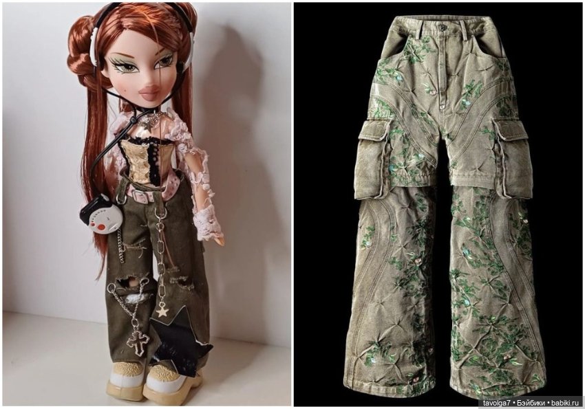 Необычные джинсы-оверсайз 2020х (фото 10)