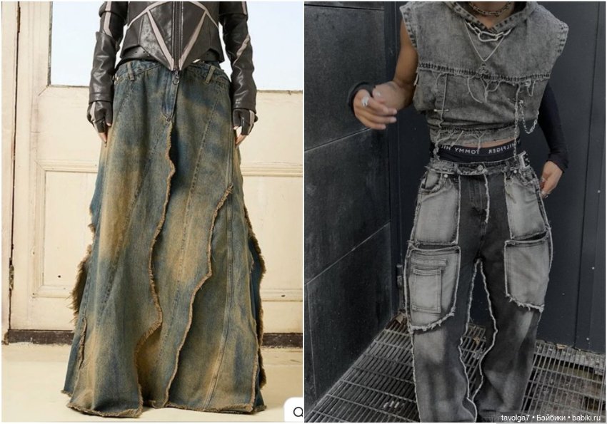 Необычные джинсы-оверсайз 2020х (фото 7)