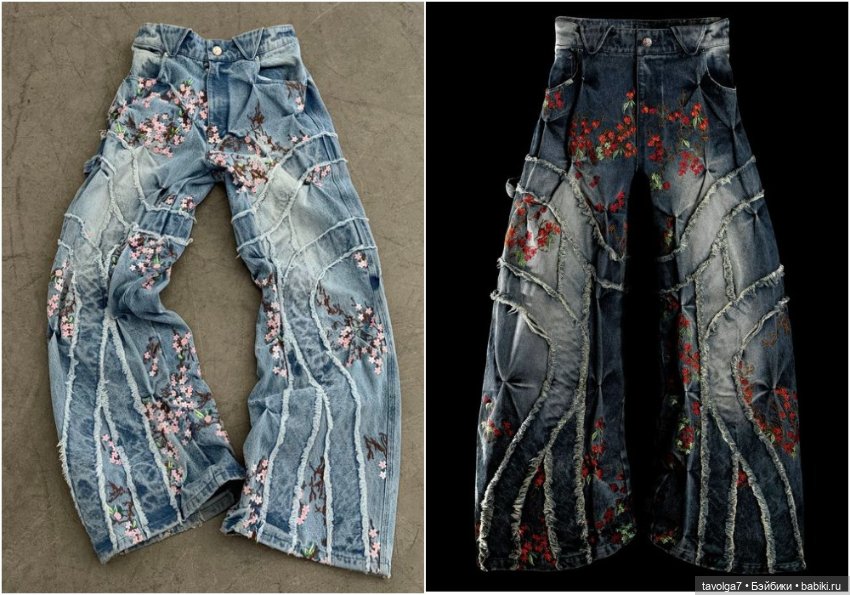 Необычные джинсы-оверсайз 2020х (фото 3)