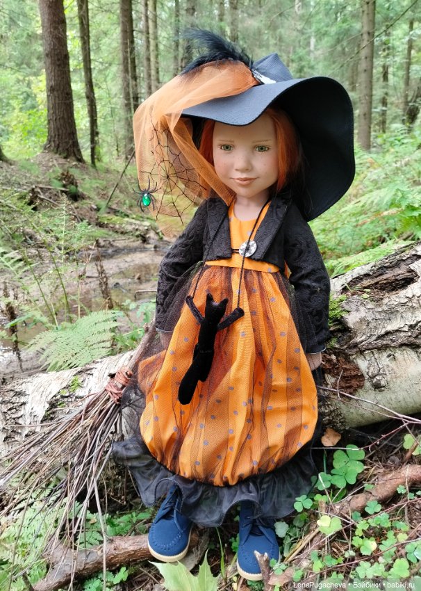 Готовимся к Хэллоуин или прогулка юной ведьмочки Петрине zwergnase
