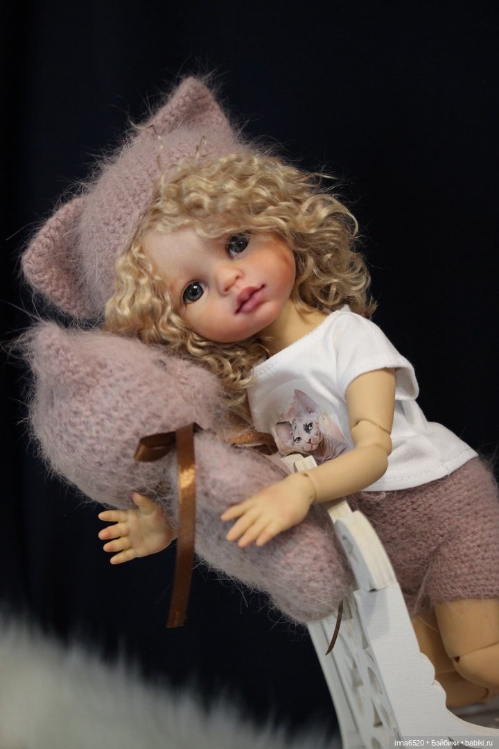 Милый "котенок" Катюшка — Куклы Paola Reina (Паола Рейна): новинки (фото 6)