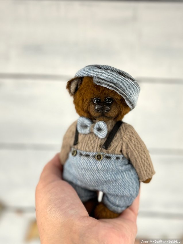 Тедди мишка Веня — Авторские мишки Тедди и друзья: фото (фото 3)