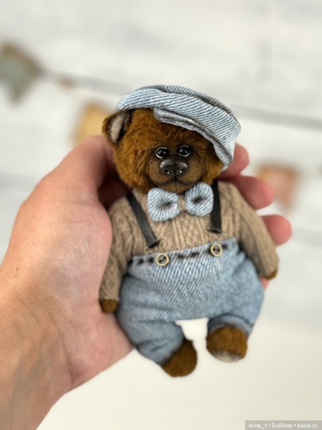 Тедди мишка Веня — Авторские мишки Тедди и друзья: фото (фото 4)