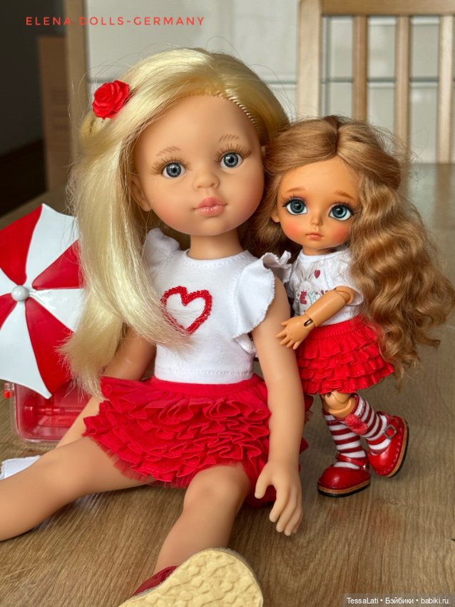 Клавочка от Паола Рейна и ее младшая сестричка Хэппи от Лати долл (фото 4)