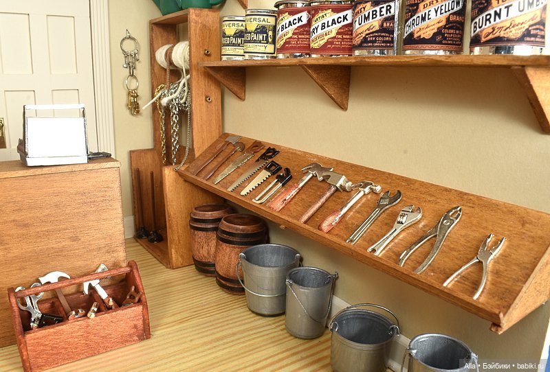 Хозяйственный магазин — Румбоксы и кукольные интерьеры: фото (фото 8)