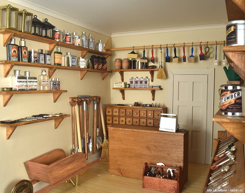 Хозяйственный магазин — Румбоксы и кукольные интерьеры: фото (фото 4)