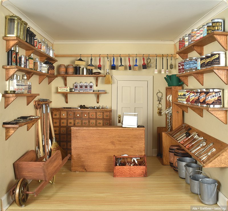 Хозяйственный магазин — Румбоксы и кукольные интерьеры: фото (фото 2)