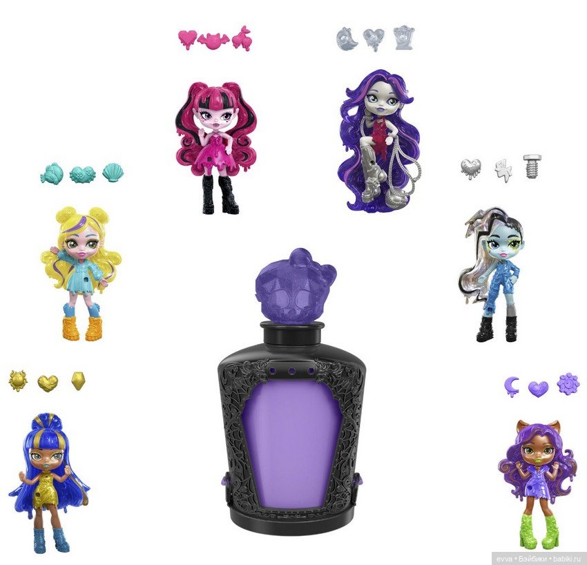 Фигурки во флаконах "зелий" Monster High Potions (фото 2)