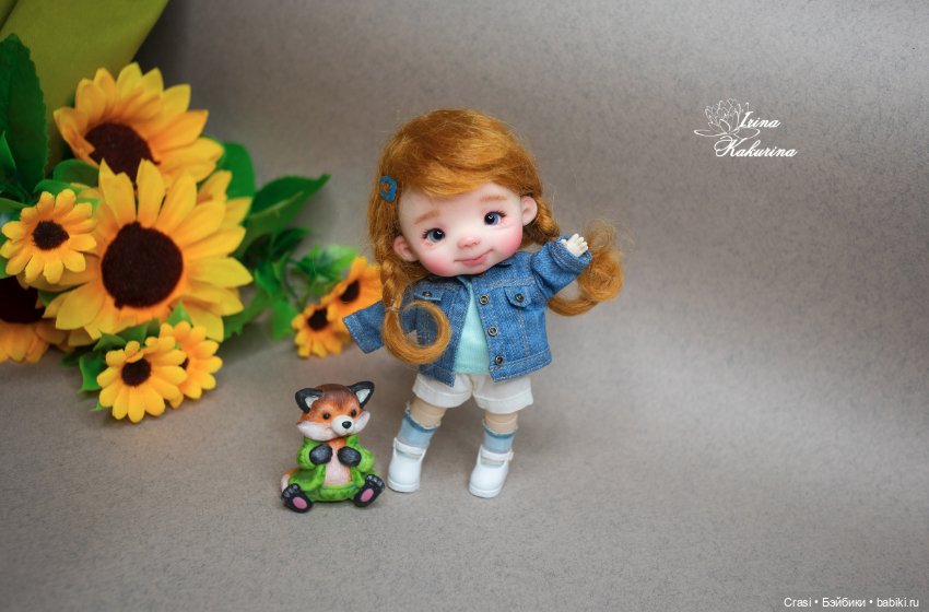 Рыжий лисёночек — Лепка авторских кукол: полимерная глина (фото 3)