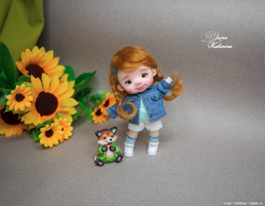 Рыжий лисёночек — Лепка авторских кукол: полимерная глина (фото 4)