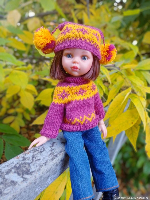 Теплая осень — Одежда и обувь для кукол своими руками: фото (фото 4)