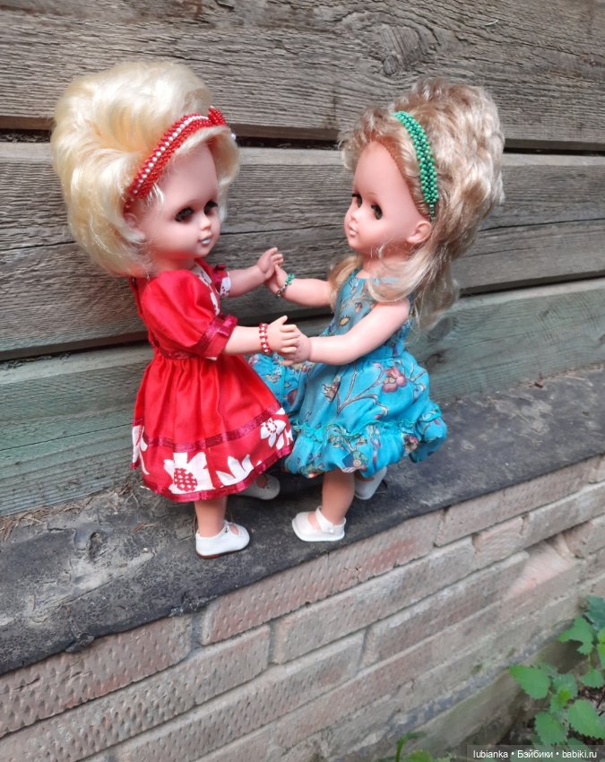 Стелла и Белла👩‍❤️‍💋‍👩❤💚 — Винтажные куклы ГДР (Немки): Бигги