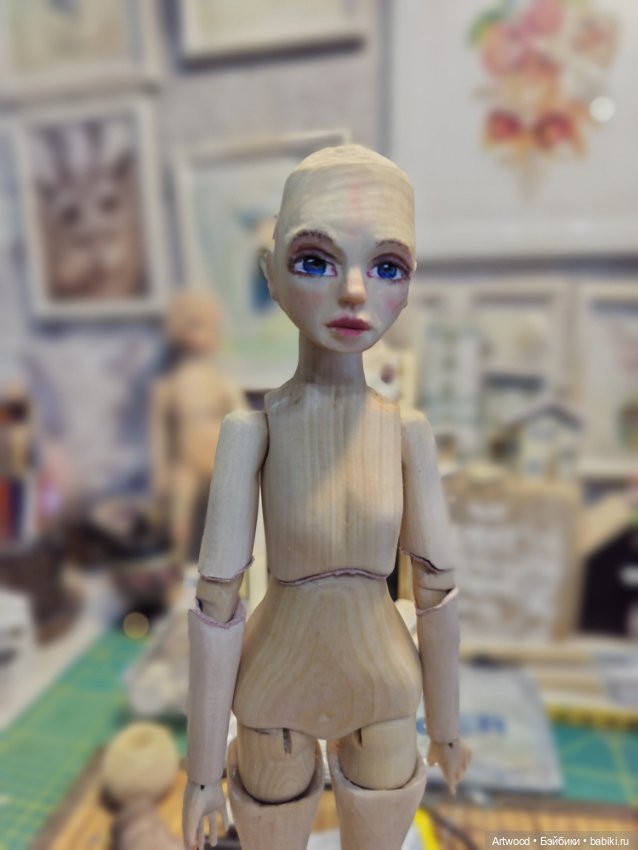 Кукла из дерева — Авторские шарнирные куклы своими руками: лепка (фото 4)