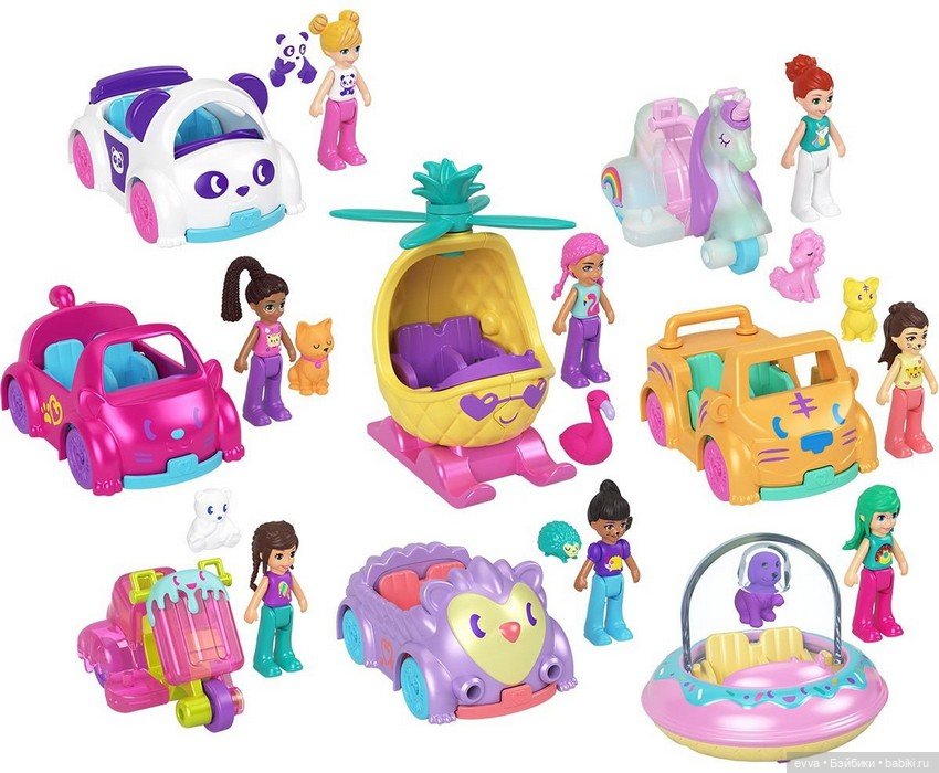 Новинка - машинки с микро-куколками
