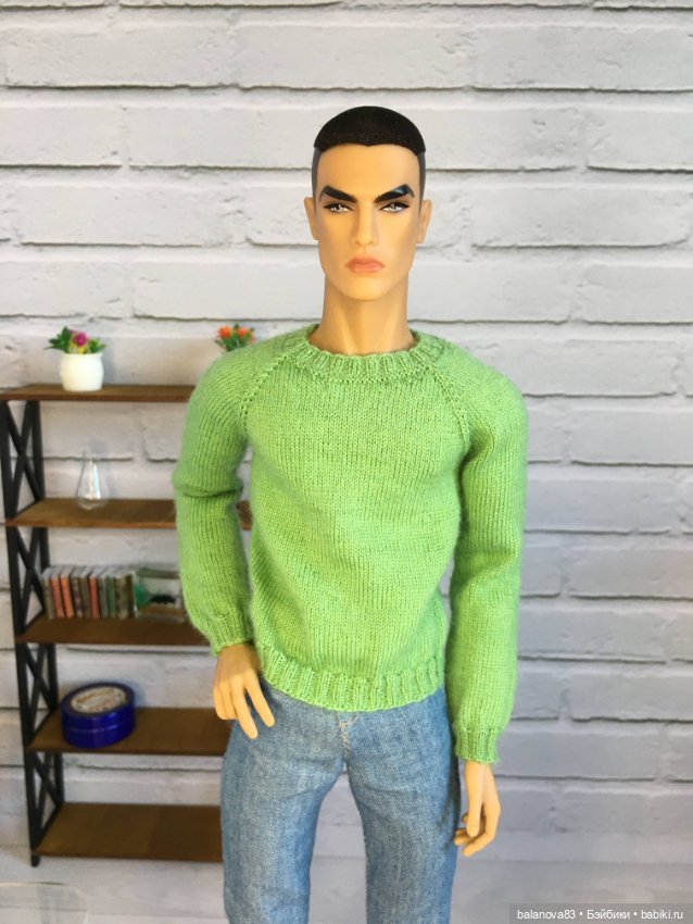 Мужской джемпер ИТ — Одежда и обувь для кукол своими руками: фото (фото 2)