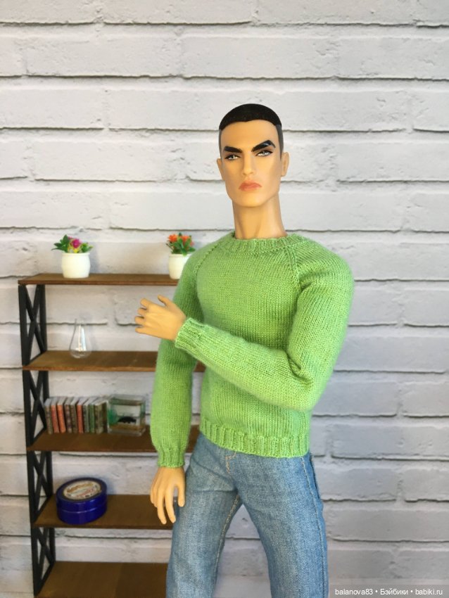 Мужской джемпер ИТ — Одежда и обувь для кукол своими руками: фото (фото 3)