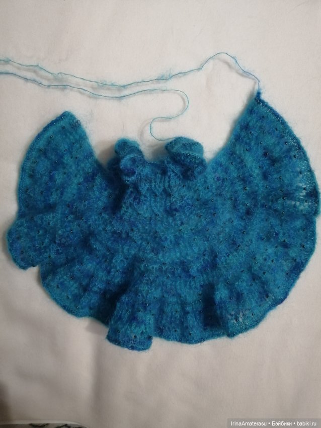 🐟Платье Ультрамарин (2) для блайз - уже на финишной прямой (фото 5)