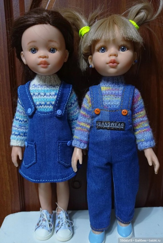 Всегда модная джинса — Одежда и обувь для кукол своими руками: фото
