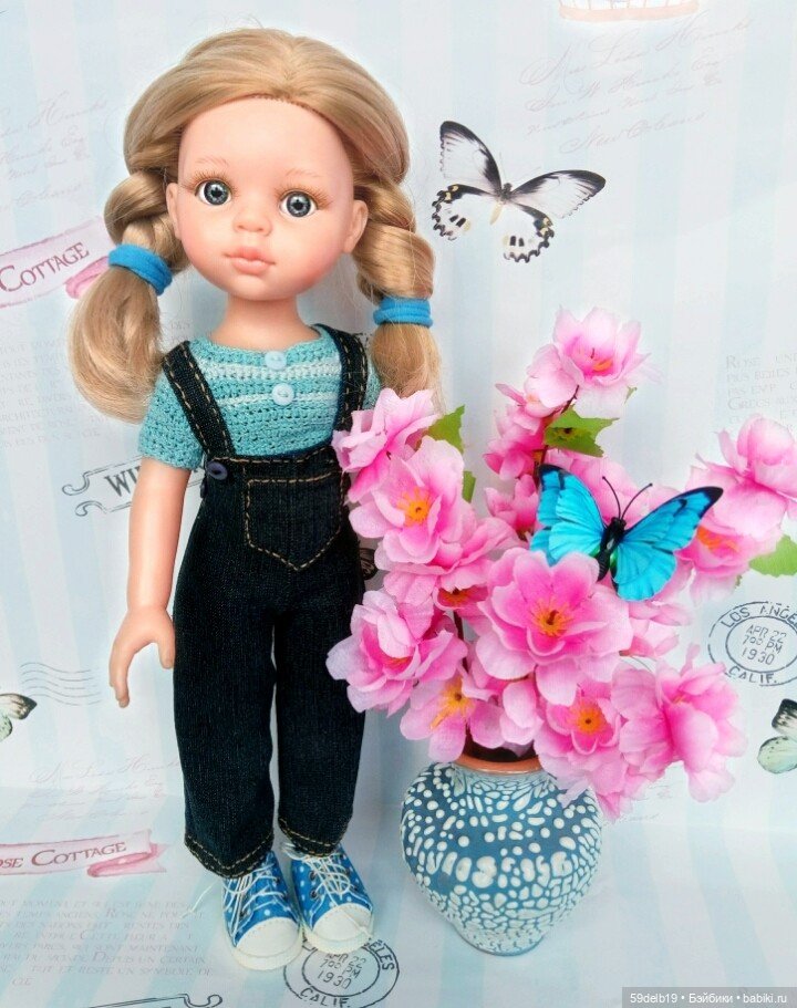 Всегда модная джинса — Одежда и обувь для кукол своими руками: фото (фото 10)
