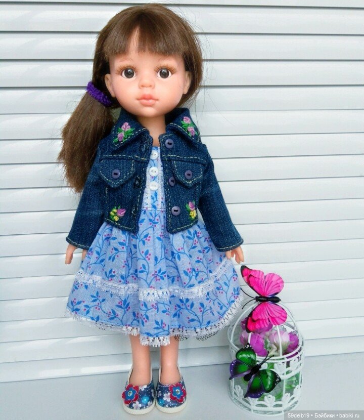 Всегда модная джинса — Одежда и обувь для кукол своими руками: фото