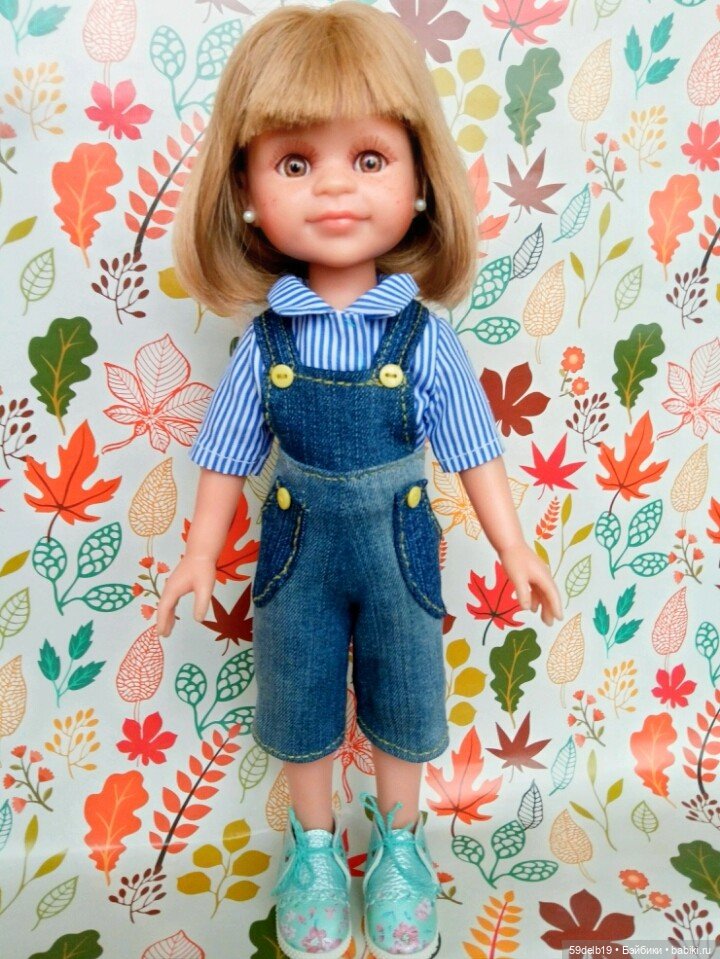 Всегда модная джинса — Одежда и обувь для кукол своими руками: фото (фото 9)