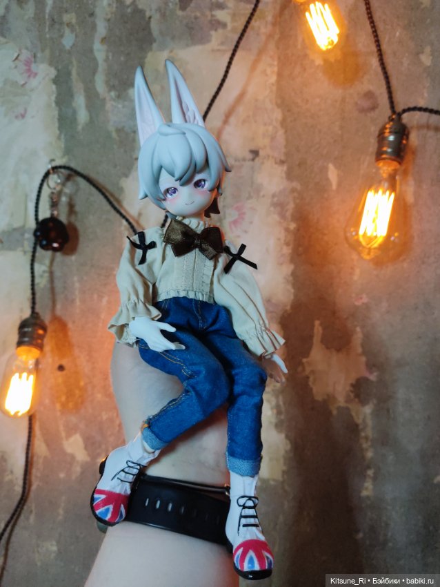 Заяс-побегаец и толстый полярный лис Ufdoll🐰 (фото 6)