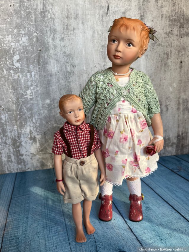 Произведения искусства… Anneke и Erie от Ulrike Hutt для Gotz (фото 5)