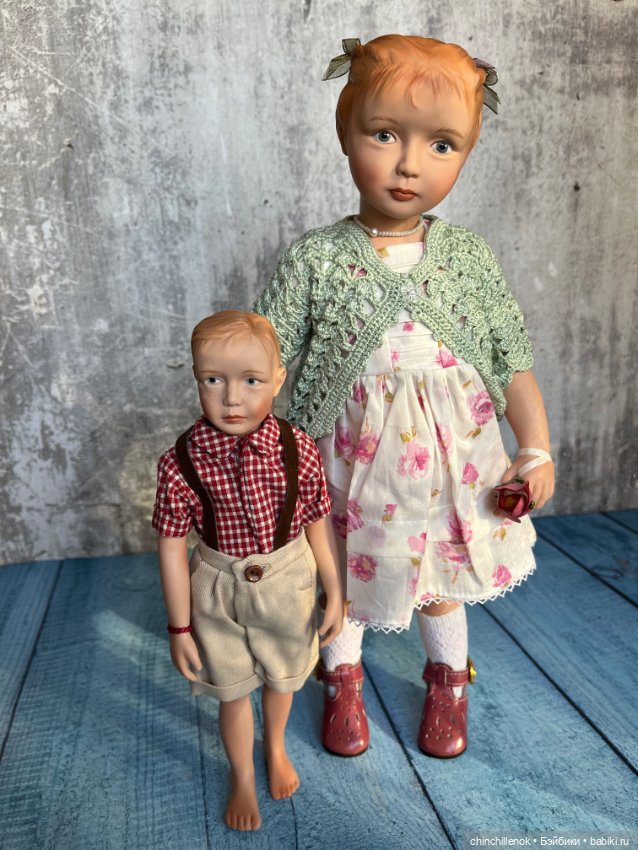 Произведения искусства… Anneke и Erie от Ulrike Hutt для Gotz (фото 2)