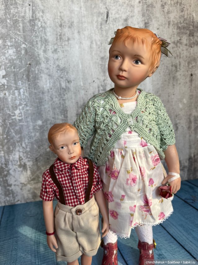 Произведения искусства… Anneke и Erie от Ulrike Hutt для Gotz (фото 4)