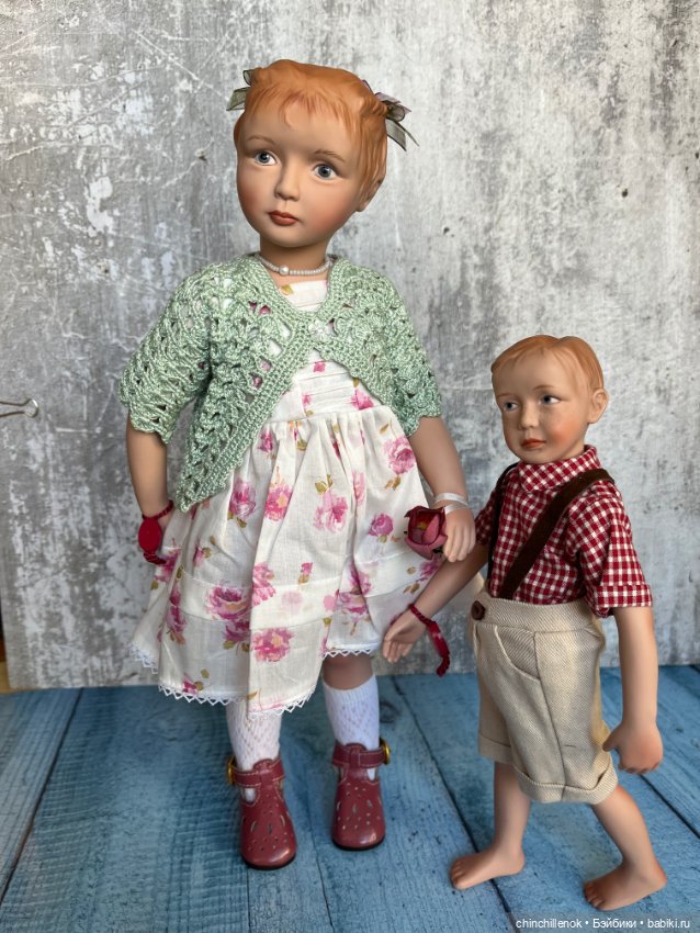 Произведения искусства… Anneke и Erie от Ulrike Hutt для Gotz (фото 10)