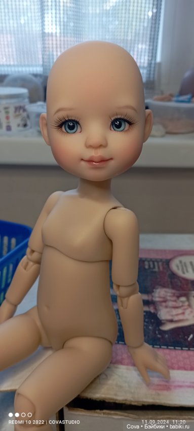 Моя новая куколка Тата — Авторские шарнирные куклы своими руками: лепка (фото 7)