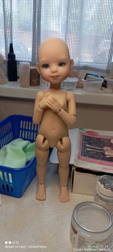 Моя новая куколка Тата — Авторские шарнирные куклы своими руками: лепка (фото 4)