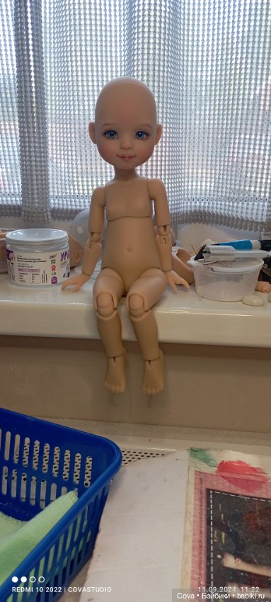 Моя новая куколка Тата — Авторские шарнирные куклы своими руками: лепка (фото 9)