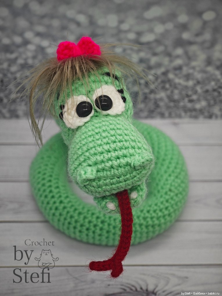 Авдотья Никифоровна — Вязаные игрушки и амигуруми: крючком (фото 8)