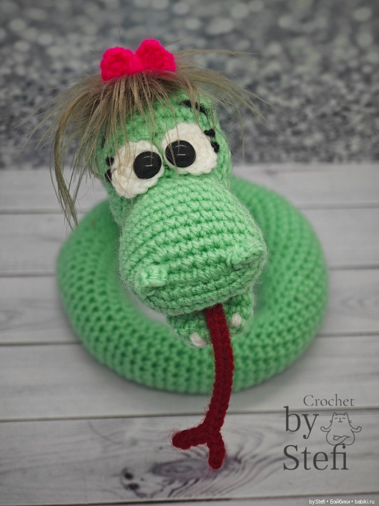 Авдотья Никифоровна — Вязаные игрушки и амигуруми: крючком (фото 7)