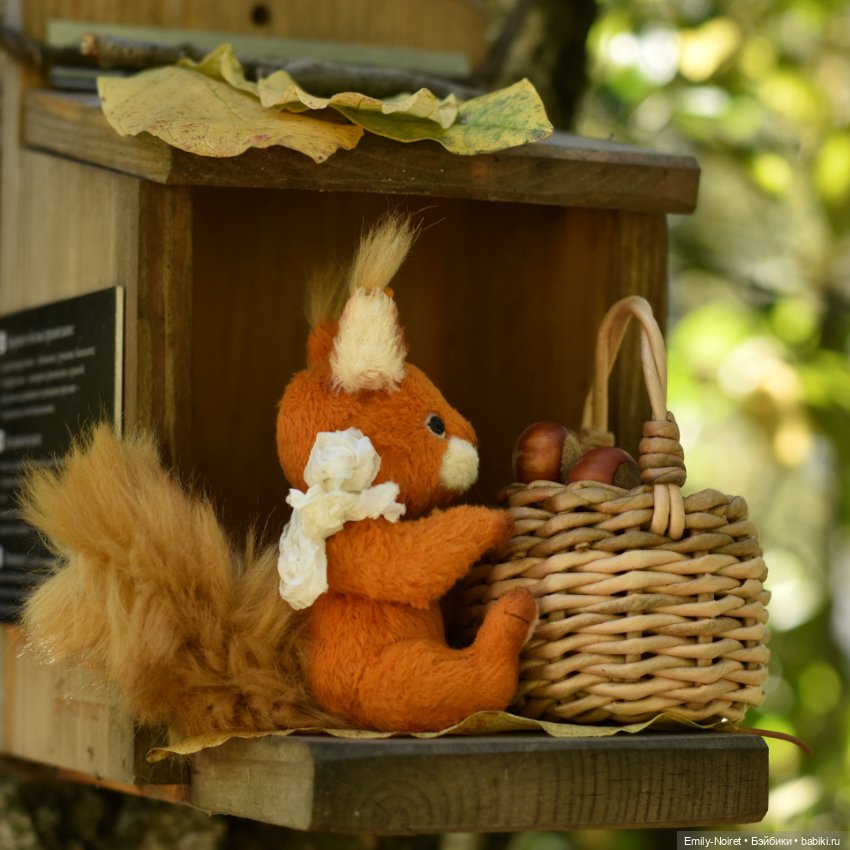 Белка и орехи — Домашние фото авторских игрушек: Тедди (фото 2)