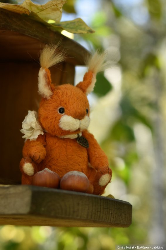 Белка и орехи — Домашние фото авторских игрушек: Тедди (фото 6)