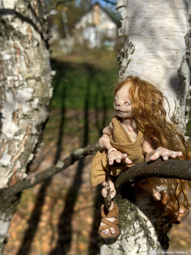 Нимфа. Ольга Массальская — Домашние фото авторских кукол: личные коллекции