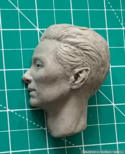 Тильда Суинтон. Лепка, часть 2 (фото 2)