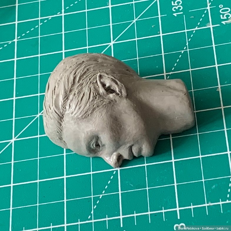 Тильда Суинтон. Лепка, часть 2 (фото 4)