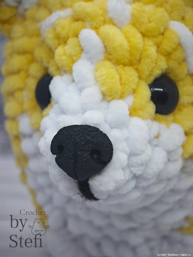 Плюшевый пёсель — Вязаные игрушки и амигуруми: крючком (фото 9)