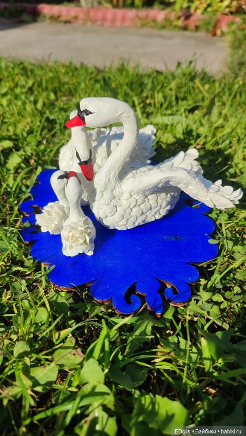 Лебединая песня — Лепка авторских игрушек и папье (фото 2)