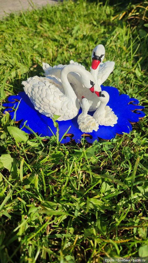 Лебединая песня — Лепка авторских игрушек и папье (фото 3)