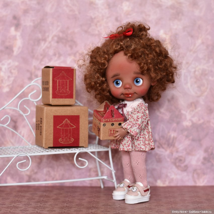 Дина и птичка — Домашние фото авторских кукол: личные коллекции