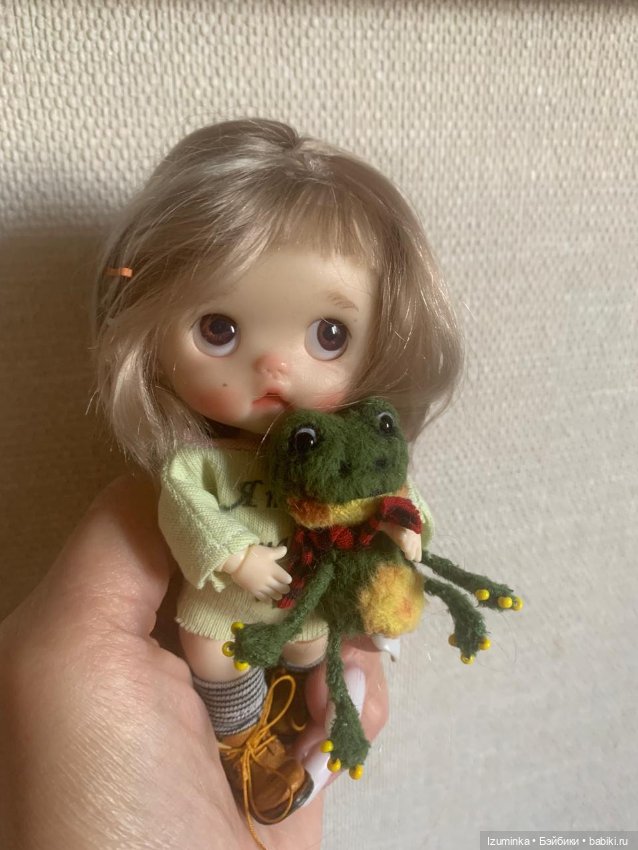 Малышка с Лягушонком — Домашние фото авторских кукол: личные коллекции (фото 2)