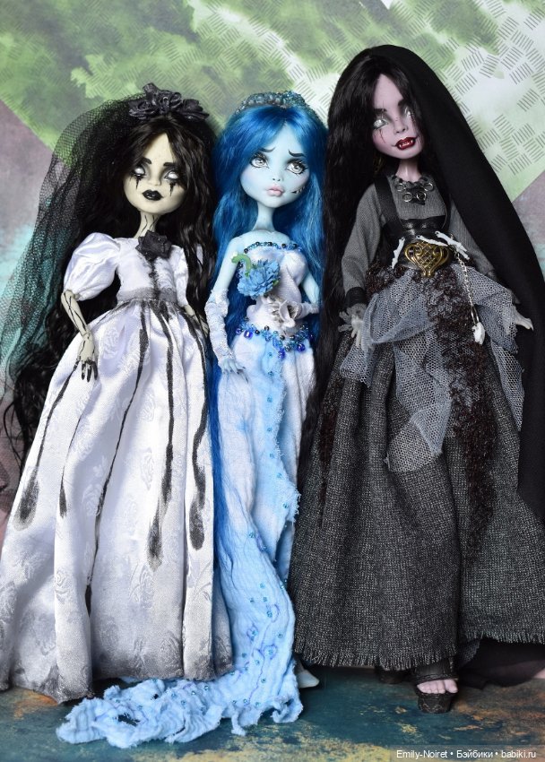 Три невесты — ООАК Monster High и Ever After High: репейнт